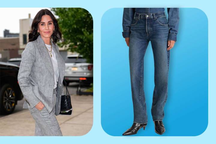Courteney Cox Just Wore Another Pair of Straight