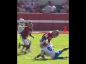 HE INTERCEPTED IT BY PINNING IT AGAINST THE WR'S BODY 😱