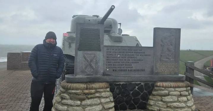 Glasgow army reservist visits Dutch battlefield where grandfather fought Nazis