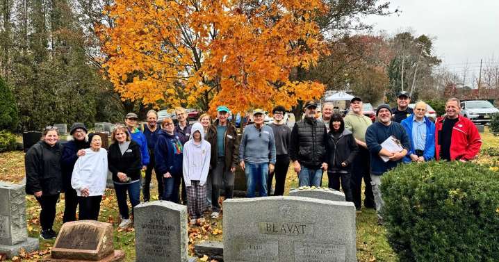 Volunteers clean up vandalized Egg Harbor Township cemetery