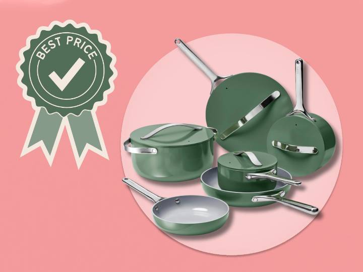 Caraway's nonstick ceramic cookware set just hit its lowest price ever on Amazon