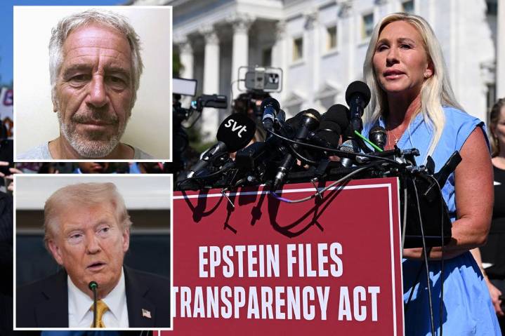 Trump calls Marjorie Taylor Greene ‘disgrace’ to party after rips him over Epstein files