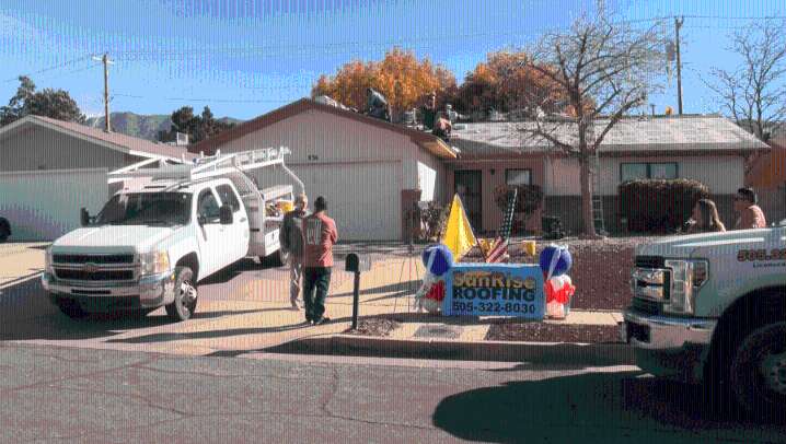 SunRise Roofing Company provides Navy veteran with new roof