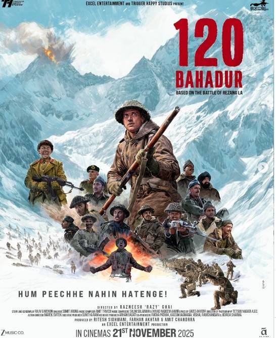 Farhan Akhtar’s ‘120 Bahadur’ becomes India’s first film to release across defense theater network