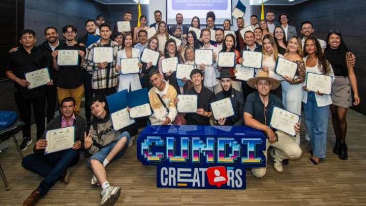 Cundinamarca gradúa a los primeros ‘Cundi Creators’ y supera meta de formación digital