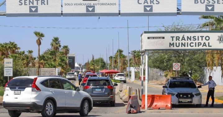 Garita Zona Centro registra hasta 60 minutos de espera este jueves