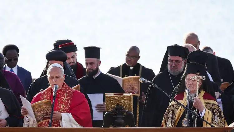 León XIV celebra en Turquía la fe común con los ortodoxos