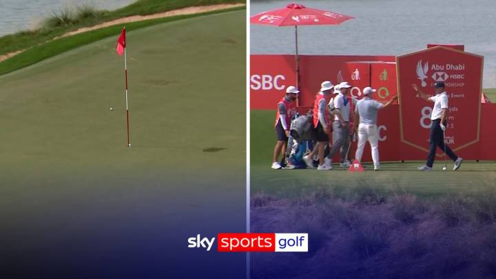 Golf: Ludvig Åberg makes mega hole-in-one at Abu Dhabi HSBC Championship!