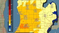 Michigan snowfall predictions for winter storm by community
