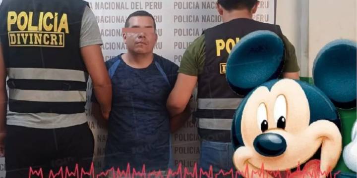 Capturan a red del criminal Mickey Mouse del Crimen en Trujillo