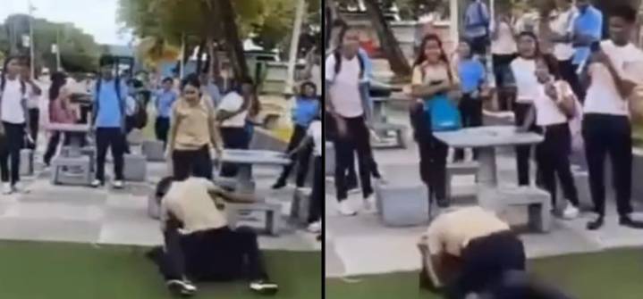 Detenidas dos liceístas tras sostener una pelea en Amazonas