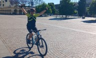 Pedaleó más de 550 kilómetros para homenajear a su padre