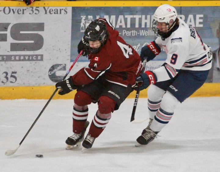 Schmidt's OT tally sends Stratford Warriors past Chatham Maroons