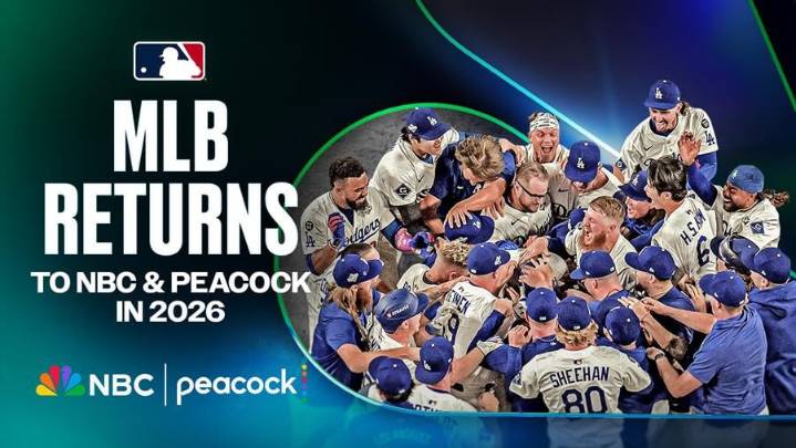 Major League Baseball returns to NBC and Peacock in 2026 with three