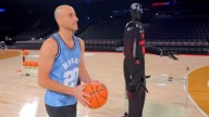 WATCH: Spurs great Manu Ginobili takes on robot in basketball shootout