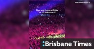 Flares thrown at Oasis concert in Melbourne