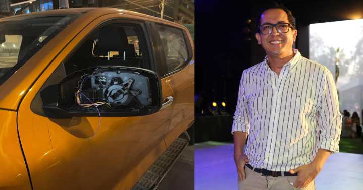 Delincuentes desmantelan camioneta de Gino Tassara