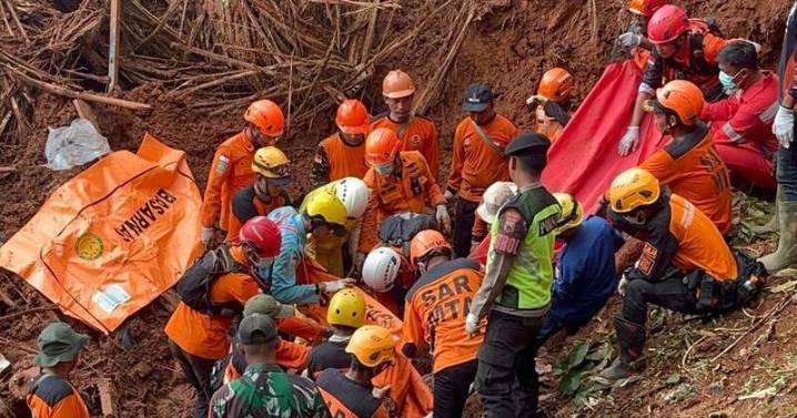Indon landslide death toll rises as rescue continues