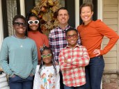 Our 'anything goes' Thanksgiving potluck keeps it low-stress. Last year, we had tacos, and this year, someone's bringing chicken wings.