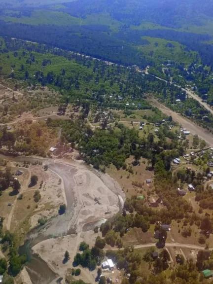 No se detectaron focos de incendio en el sobrevuelo realizado en zonas afectadas