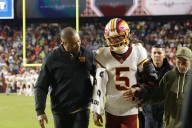 Deadspin | Reports: No IR, surgery for Commanders QB Jayden Daniels