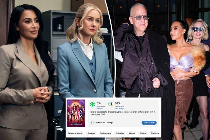 Kim Kardashian's 'All's Fair' receives shocking 0% Rotten Tomatoes rating, called the 'worst TV show' by critics
