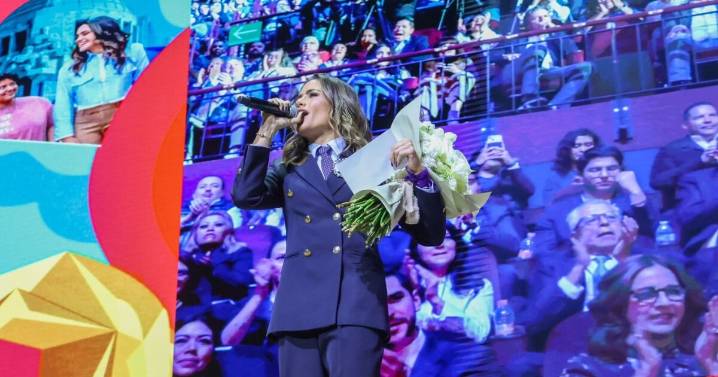 Alessandra Rojo de la Vega rinde homenaje a Carlos Manzo en su Primer Informe de Gobierno: ¿Qué dijo durante su discurso?