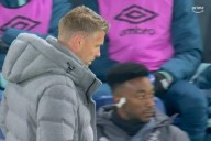 Fans in disbelief as snap of The Traitors star on Luton Town's bench against Arsenal goes viral