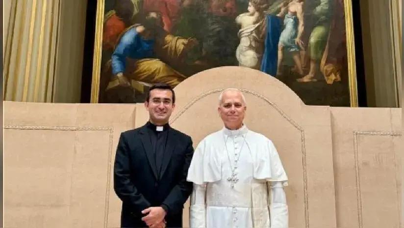 Papa León XIV nombra capellán a su secretario chiclayano, Edgard Rimaycuna Inga