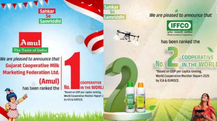 PM Modi Congratulates Amul and IFFCO for Top Positions in Global Cooperative Rankings