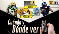 Green Bay Packers vs. Detroit Lions: ¿Dónde ver y a qué hora es el juego?