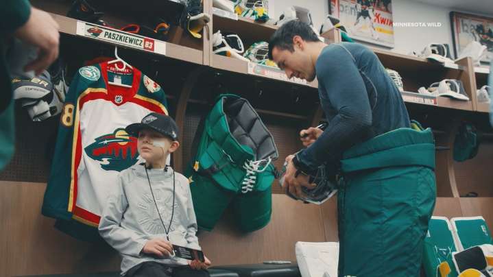 He got his wish: a day with his favorite hockey team. The 10-year-old died of leukemia weeks later, watching the game he loved.