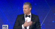 Pentagon Pete Bombs at Fox Nation Awards With Awkward Signalgate Joke