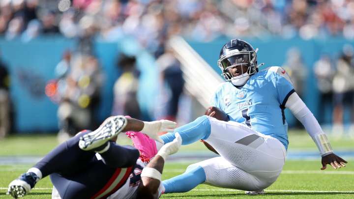 Cam Ward on pace to set record for sack yardage lost in a season