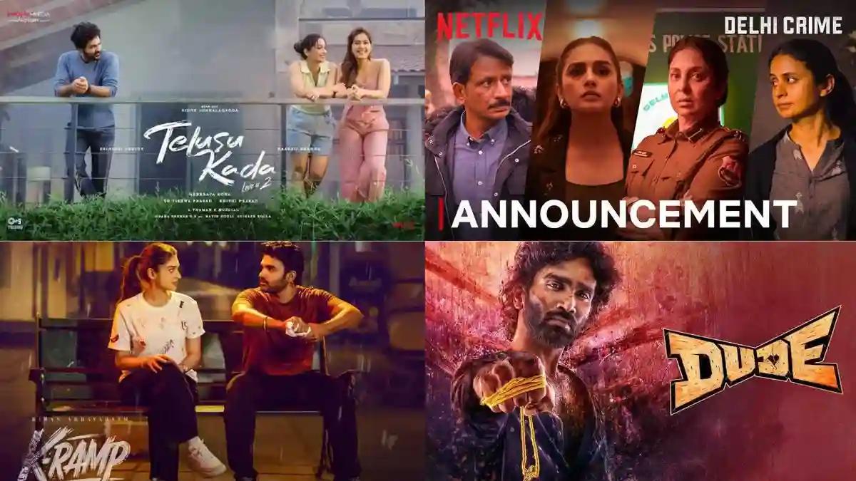 OTT releases this week: Dude, K-Ramp, Telusu Kada, Delhi Crime Season 3, & more on Netflix, Aha, Jio Hotstar, & other platforms