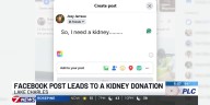 Facebook post leads to kidney match closer than expected