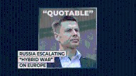 Russia escalating “hybrid war” on Europe