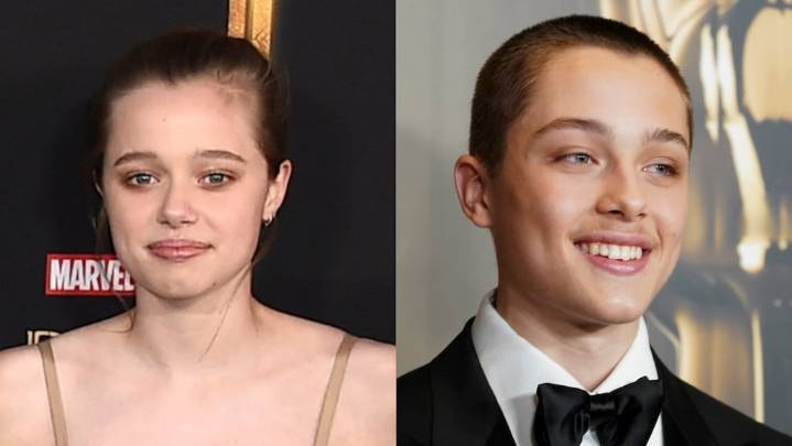 Dos de los hijos de Angelina Jolie y Brad Pitt sorprendieron a los paparazzis con jugados cambios de look