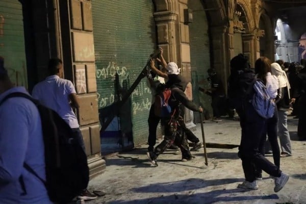 Piden empresarios seguridad ante nueva protesta en el Centro