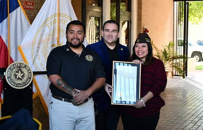 Entregan proclama para los veteranos de guerra en Eagle Pass