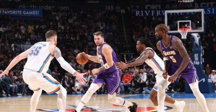 Player Grades: Lakers vs. Thunder
