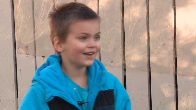 Ohio boy helps stop suspected car thief outside food bank