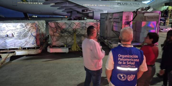 Venezuela recibe 850,000 dosis de vacuna contra la polio de Corea del Sur