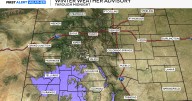 Rain and snow roll through Colorado on Sunday