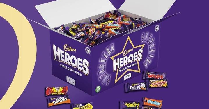 Cadbury Heroes 2kg chocolate box reduced to £20.34 in Amazon Black Friday sale