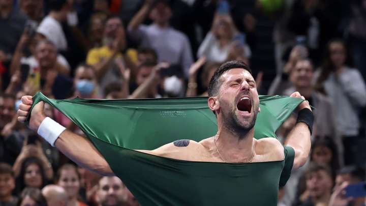 Novak Djokovic makes ATP Finals decision moments after ripping off shirt in title celebrations