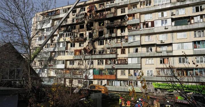 Russian drone and missile attack on Kyiv kills 6 people and injures at least 35