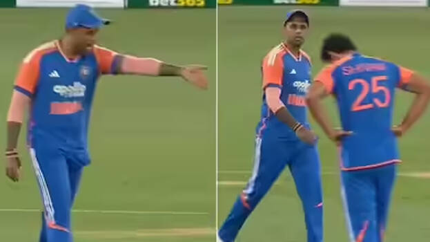 Gave away boundary soon after taking wicket; skipper Suryakumar Yadav loses his cool at Dube