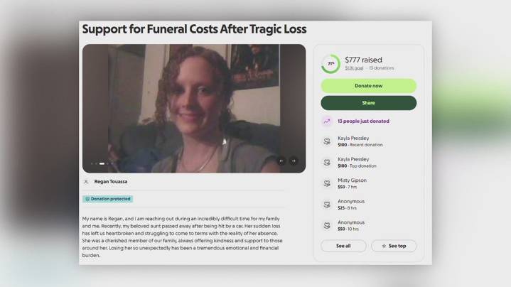 Family launches GoFundMe to cover funeral costs after woman hit and killed on I