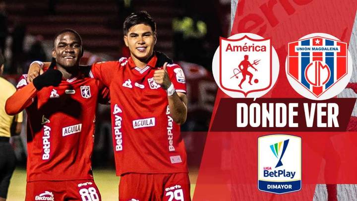 Dónde ver América de Cali vs Unión Magdalena EN VIVO: TV y ONLINE del partido clave en Liga BetPlay